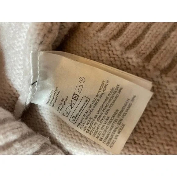 H&M Turtleneck Sweater Women’s Size XL Pink Sweatshirt - Picture 4 of 4